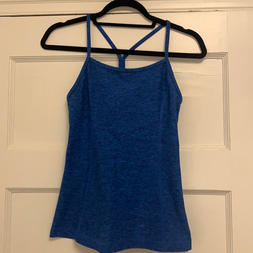 Under Armor Blue Racerback Tank Top
